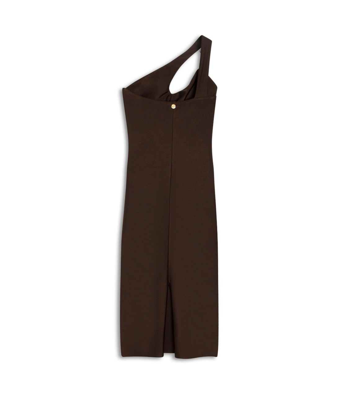 Vestido Midi Liso Sunset Ombro Só Cafe
