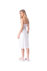 Vestido Midi No Celebrate Off White