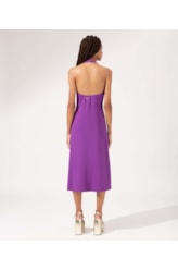Vestido Midi Pop Violeta