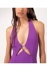 Vestido Midi Pop Violeta