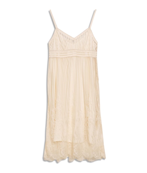 Vestido Midi Renda Off White