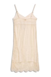 Vestido Midi Renda Off White