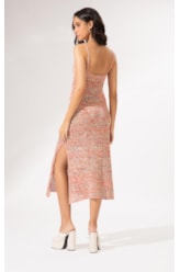 Vestido Midi Tricot Burano Melancia