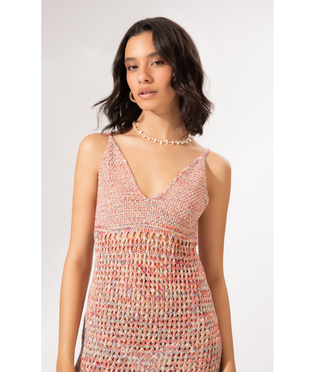 Vestido Midi Tricot Burano Melancia
