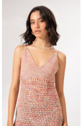 Vestido Midi Tricot Burano Melancia