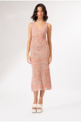 Vestido Midi Tricot Burano Melancia