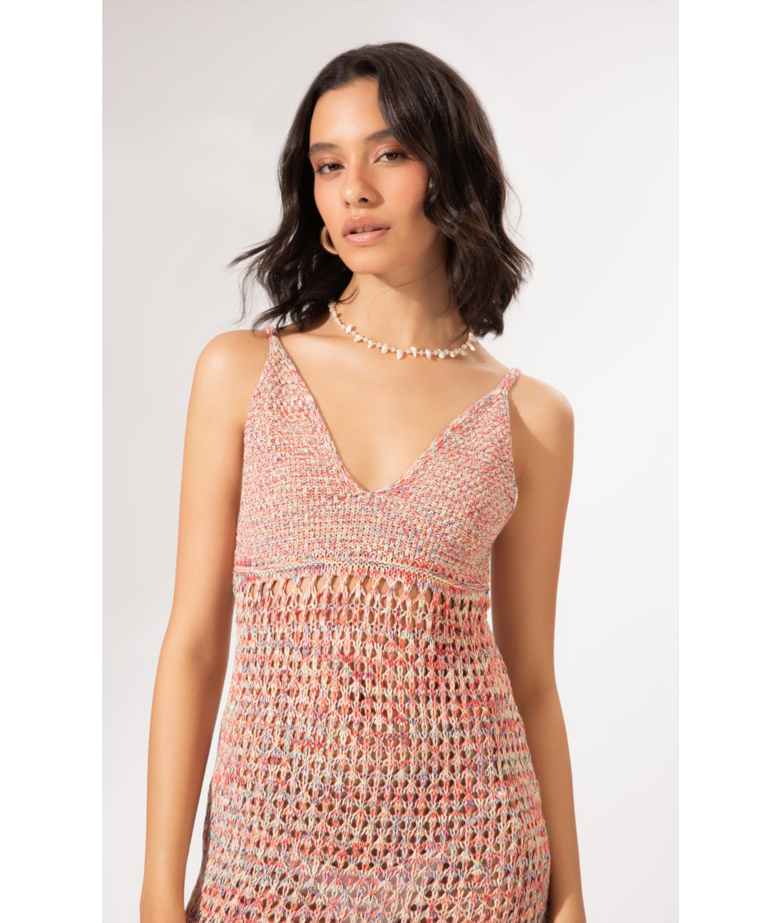 Vestido Midi Tricot Burano Melancia