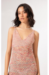 Vestido Midi Tricot Burano Melancia