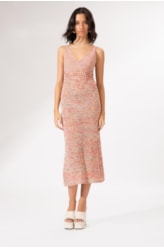 Vestido Midi Tricot Burano Melancia