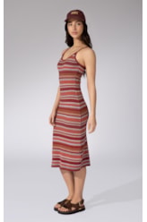 Vestido Midi Tricot Color Telha