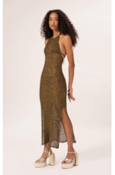 Vestido Midi Tricot Deluxe Cafe