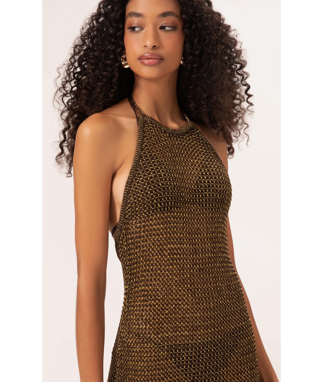 Vestido Midi Tricot Deluxe Cafe