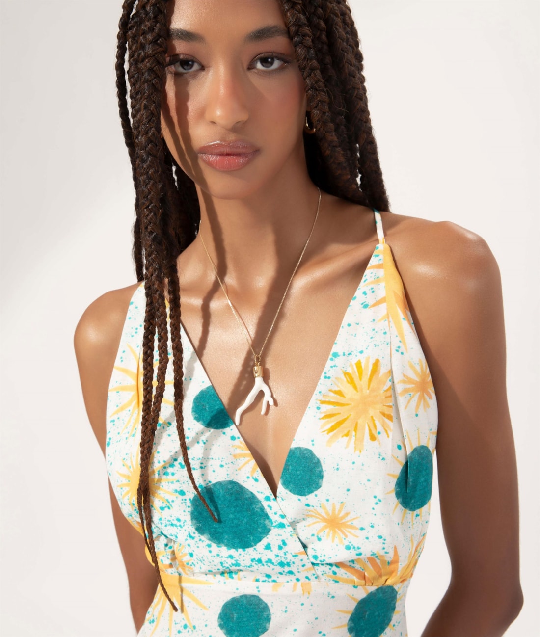 Vestido Midi Verano Natural