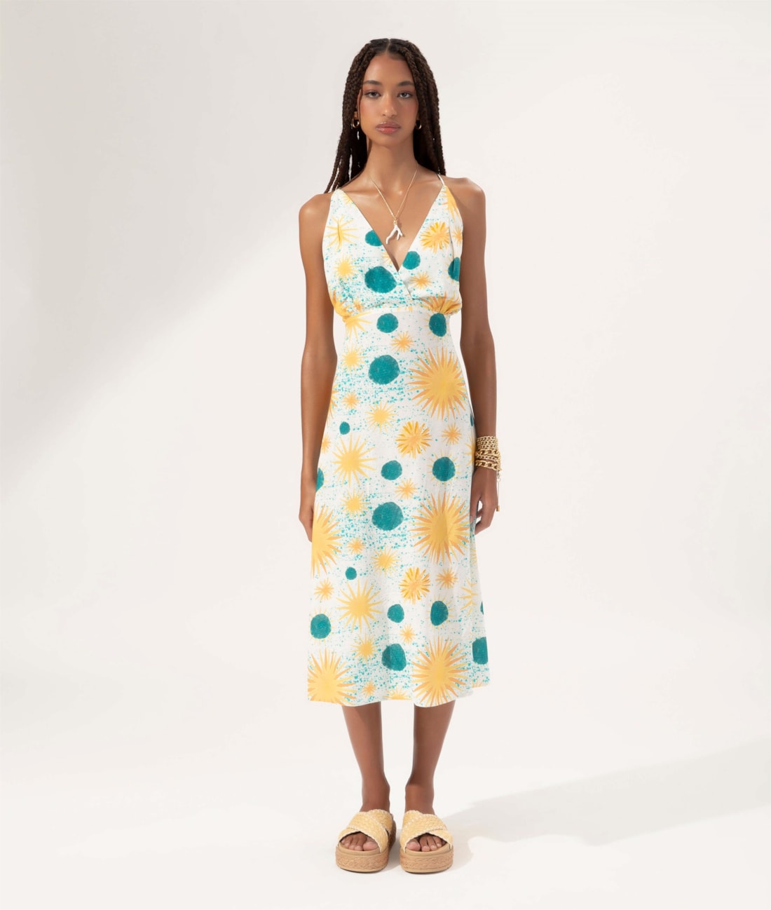 Vestido Midi Verano Natural