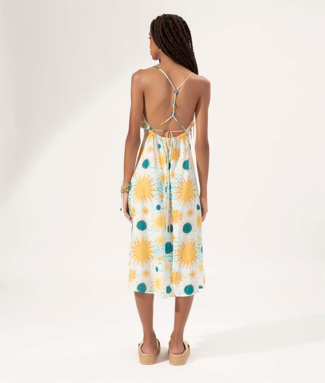 Vestido Midi Verano Natural