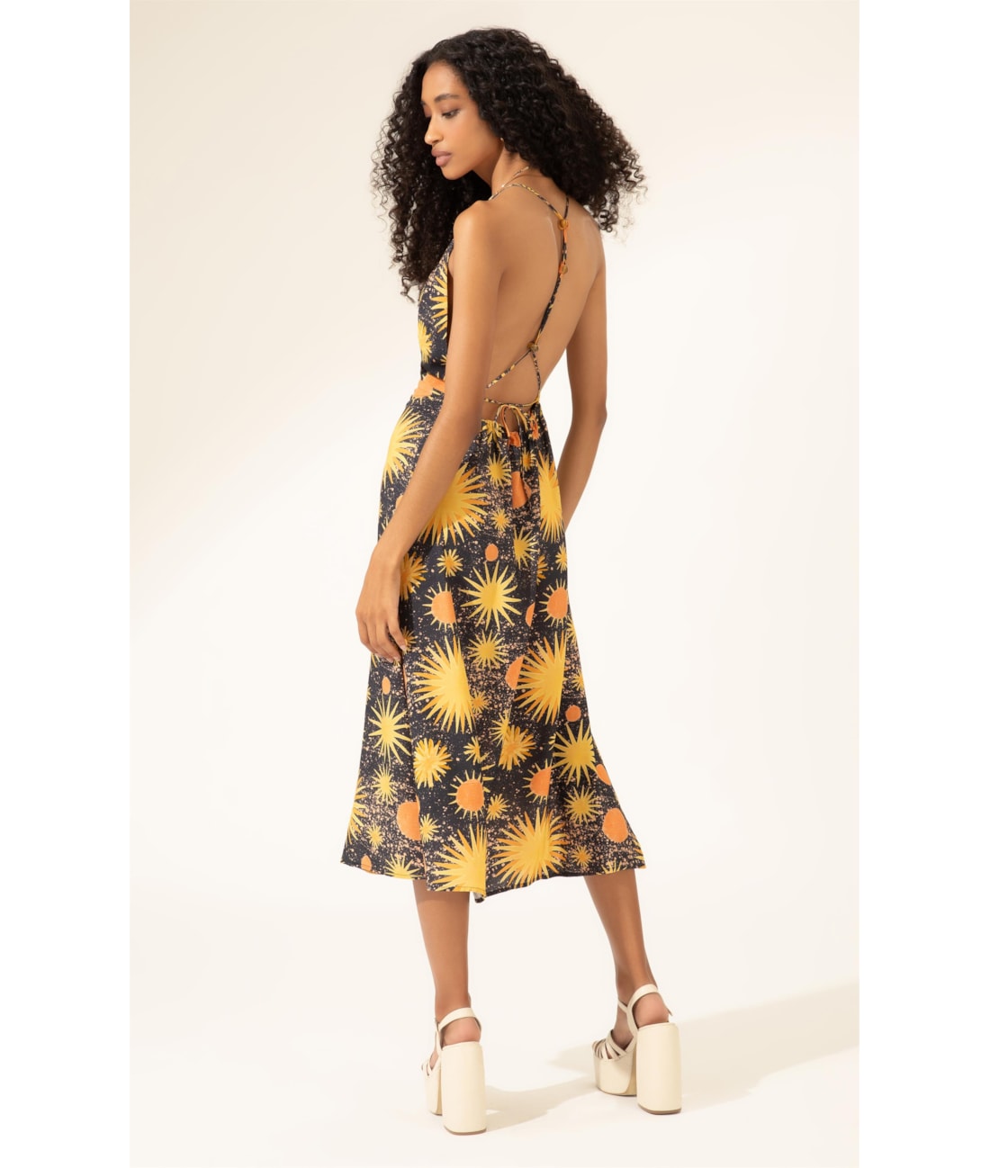 Vestido Midi Verano Preto