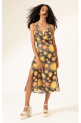 Vestido Midi Verano Preto