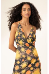 Vestido Midi Verano Preto