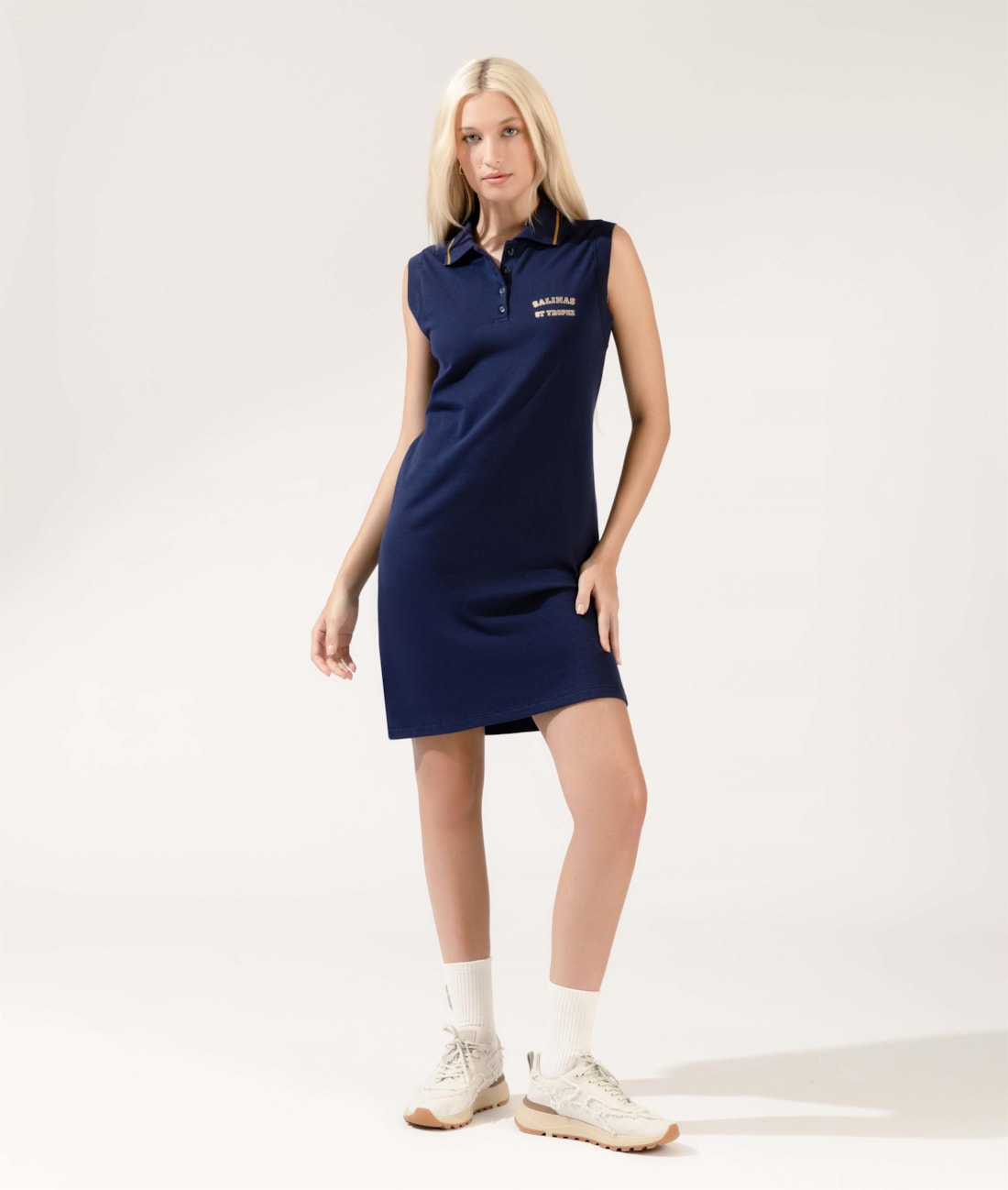 Vestido Polo Saint Tropez Marinho