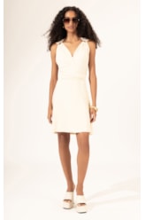 Vestido Pop Amarracoes Off White
