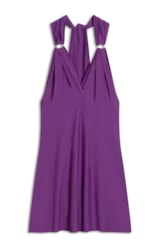 Vestido Pop Amarracoes Violeta