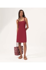 Vestido Regata Cambraia Lb Dark Wine