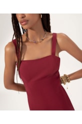 Vestido Regata Cambraia Lb Dark Wine