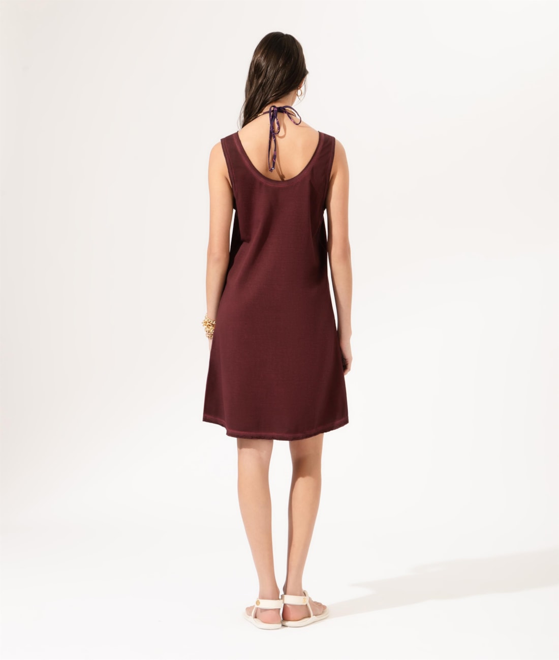 Vestido Regata Capri Bordeaux