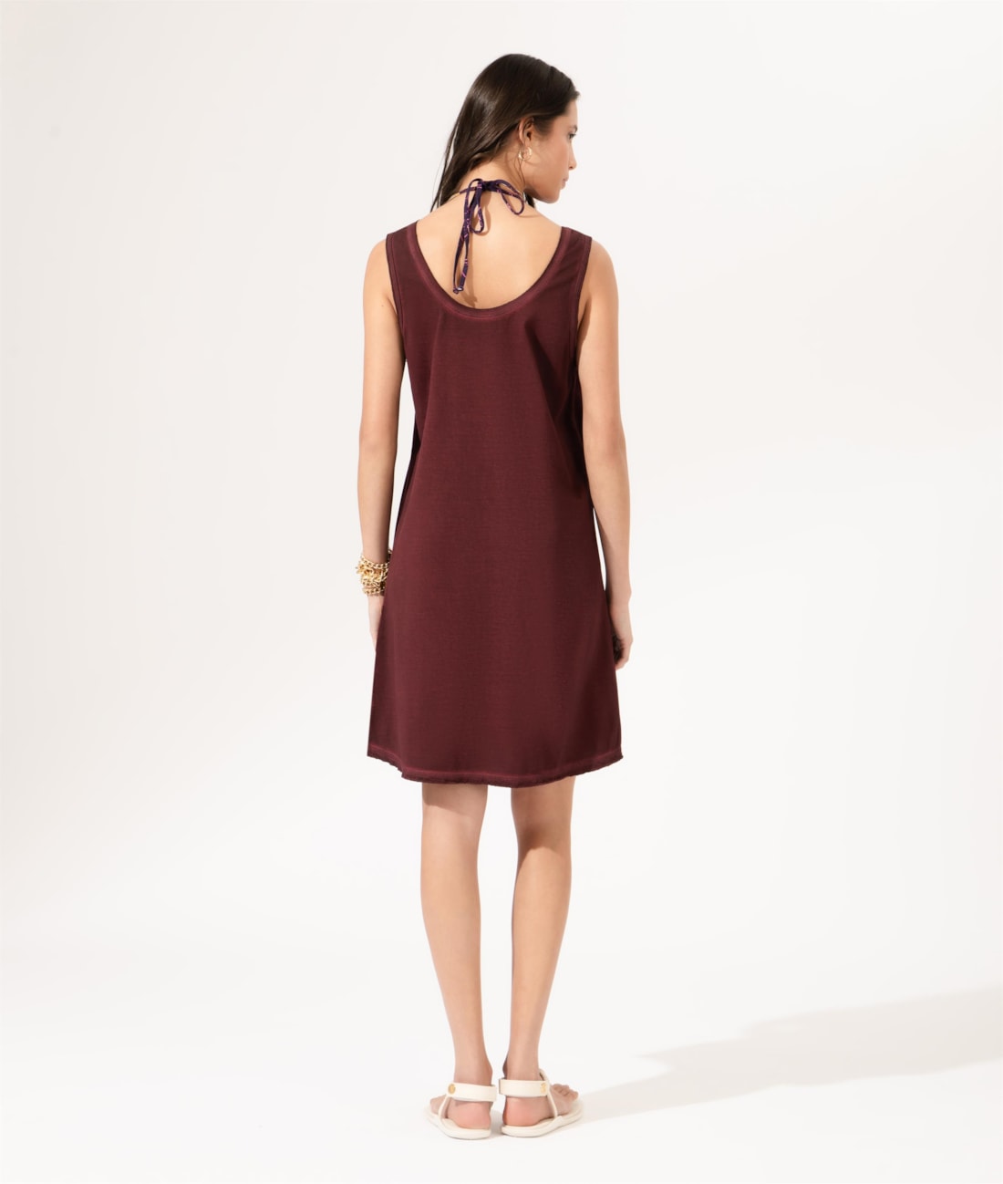 Vestido Regata Capri Bordeaux
