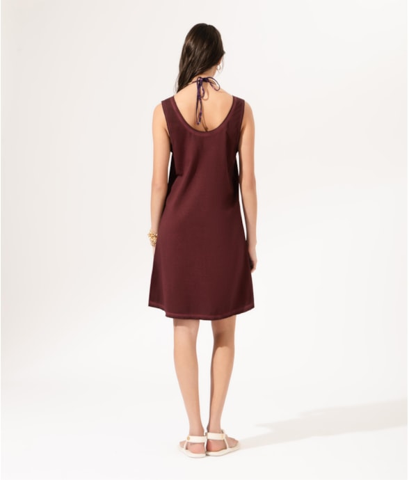 Vestido Regata Capri Bordeaux