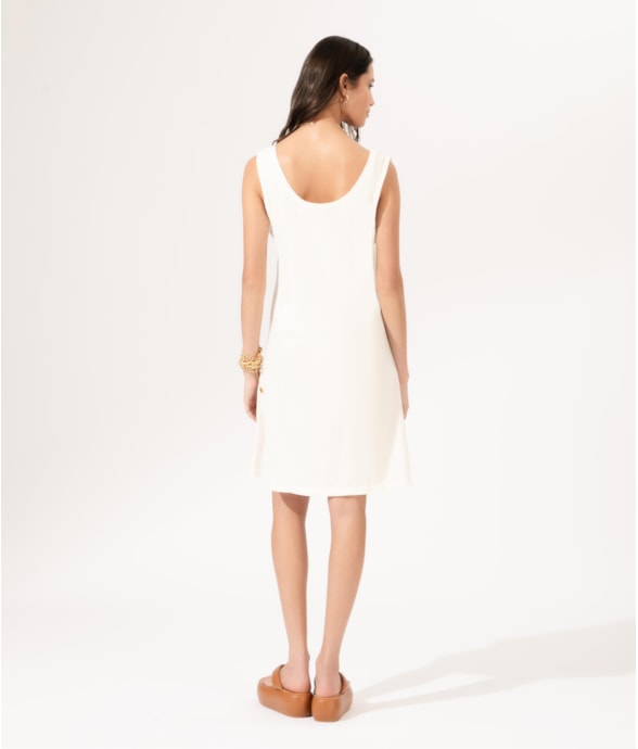 Vestido Regata Capri Off White