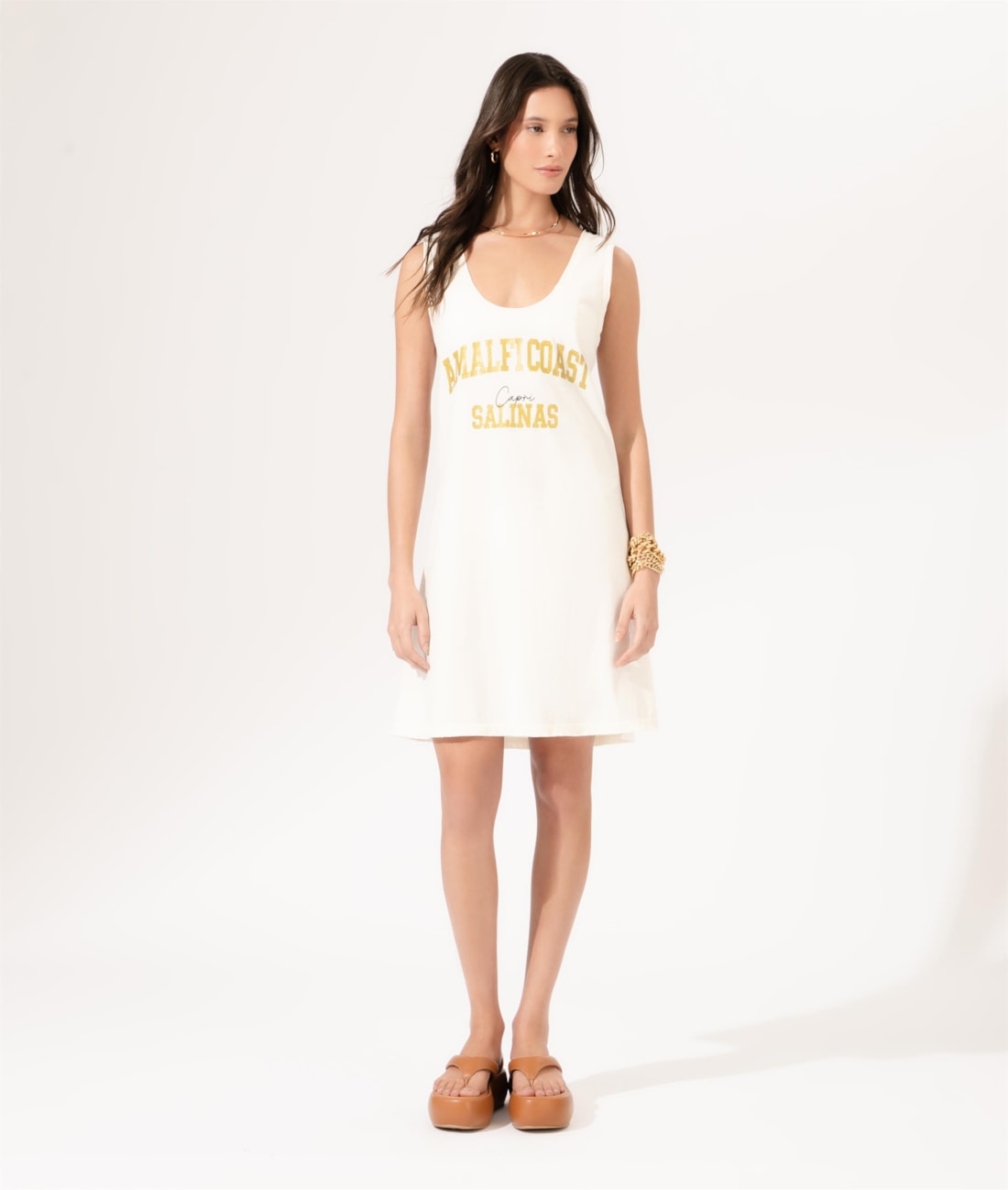 Vestido Regata Capri Off White