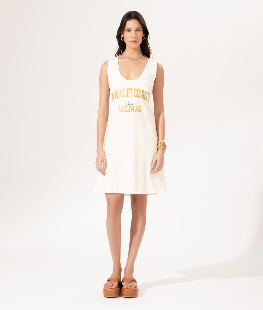 Vestido Regata Capri Off White