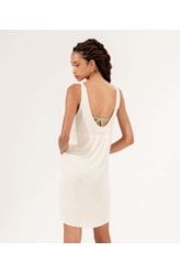 Vestido Regata Viscolinho Trancoso Off White