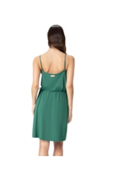 Vestido Resort Alça Jersey Verde Escuro