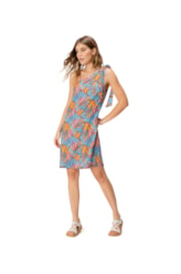 Vestido Resort Amarração Riviera Turquesa