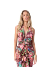 Vestido Resort Ana Summer Mayura Bordeaux