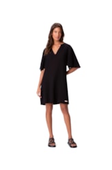 Vestido Resort Cotton Washed Preto
