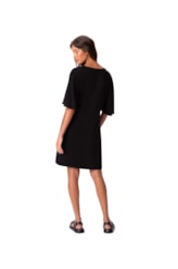 Vestido Resort Cotton Washed Preto