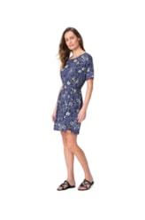 Vestido Resort Curto Jersey Marinho