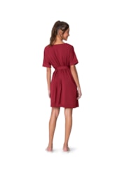 Vestido Resort Curto Jersey Vermelho