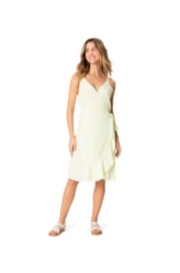 Vestido Resort Light Visco Amarelo Limao