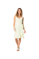 Vestido Resort Light Visco Amarelo Limao