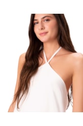 Vestido Resort Longo Celebrate Off White
