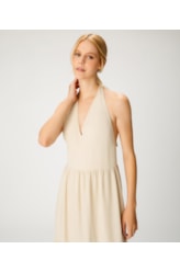 Vestido Resort Midi Light Visco Areia