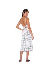 Vestido Resort Midi Soho Off White