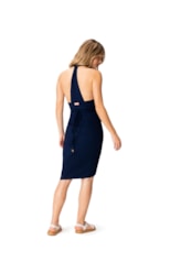 Vestido Resort Summer Jersey Dark Navy