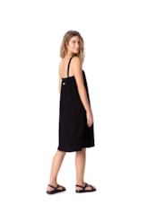 Vestido Resort Texture Preto