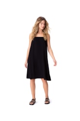 Vestido Resort Texture Preto