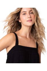 Vestido Resort Texture Preto